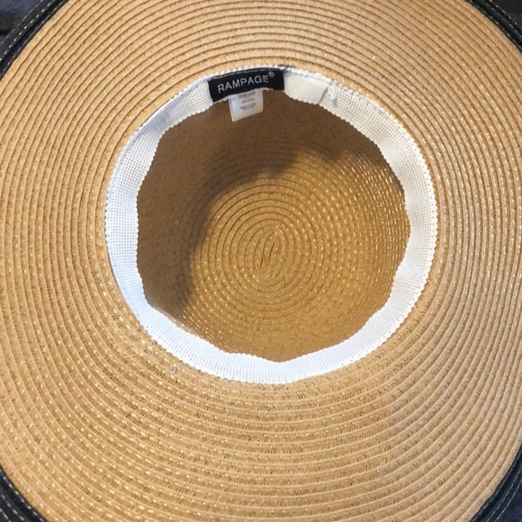 NEW Rampage Summer Floppy Hat w/ Black Bow! - Picture 4 of 5